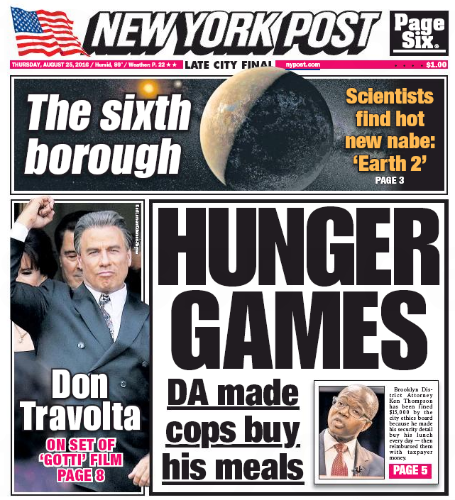 JT NY Post Cover